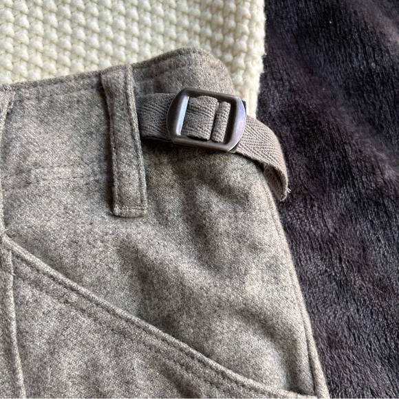 COPY - Anthropologie Hei Hei gray wool poly blend military style shorts Sz 12 E… - Picture 3 of 13